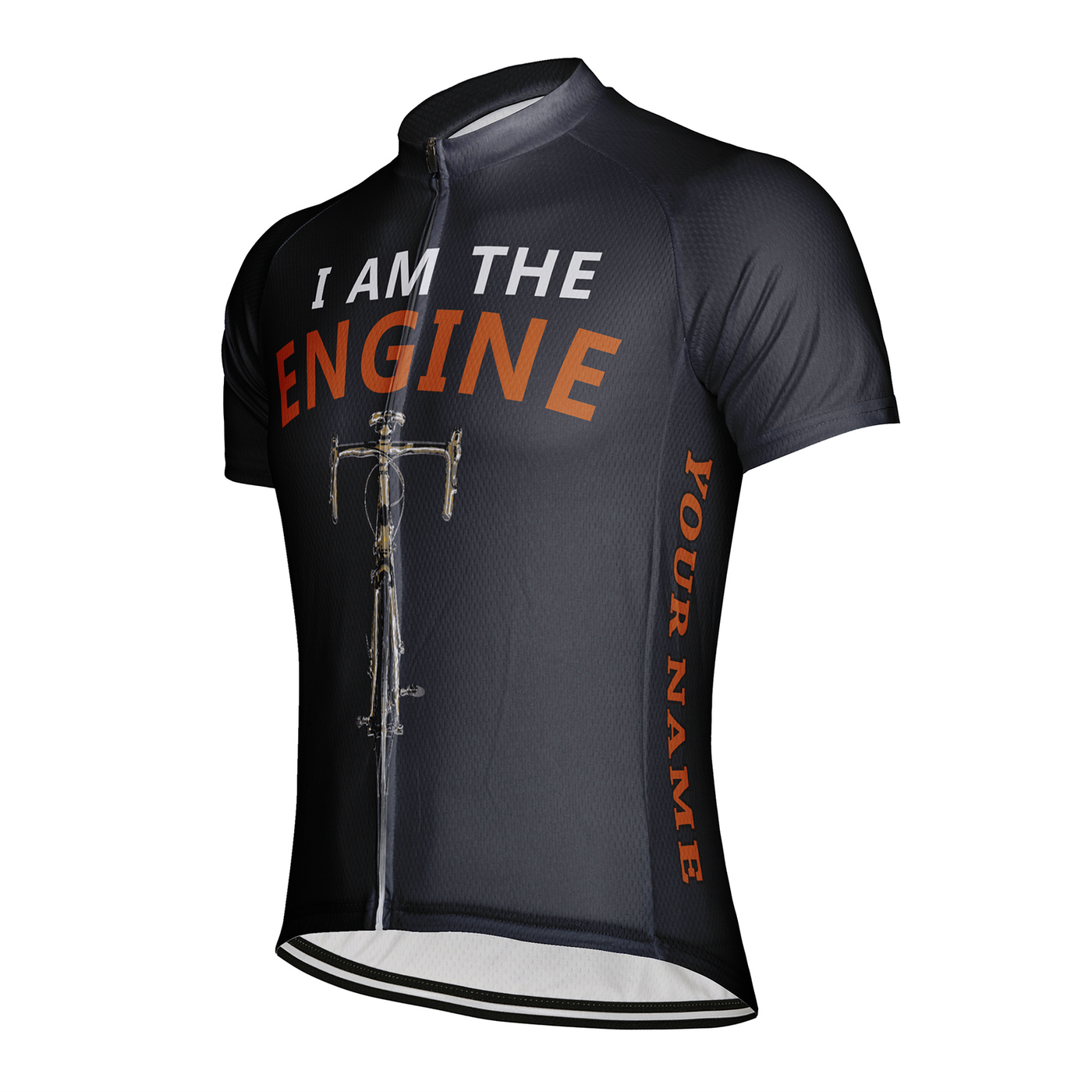 Customized I Am The Engine Men's Cycling Jersey Short Sleeve