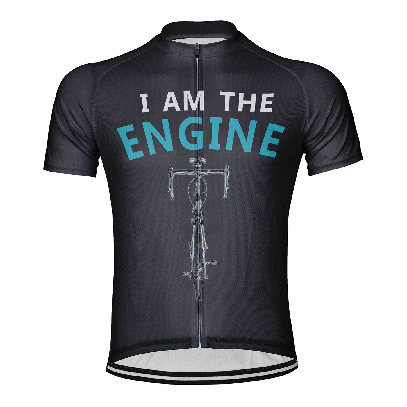 Customized I Am The Engine Men's Cycling Jersey Short Sleeve