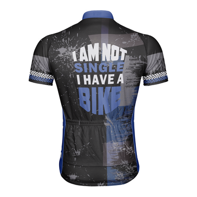 Customized CyclingI Am Not Single I Have A Bike  Men's Cycling Jersey Short Sleeve