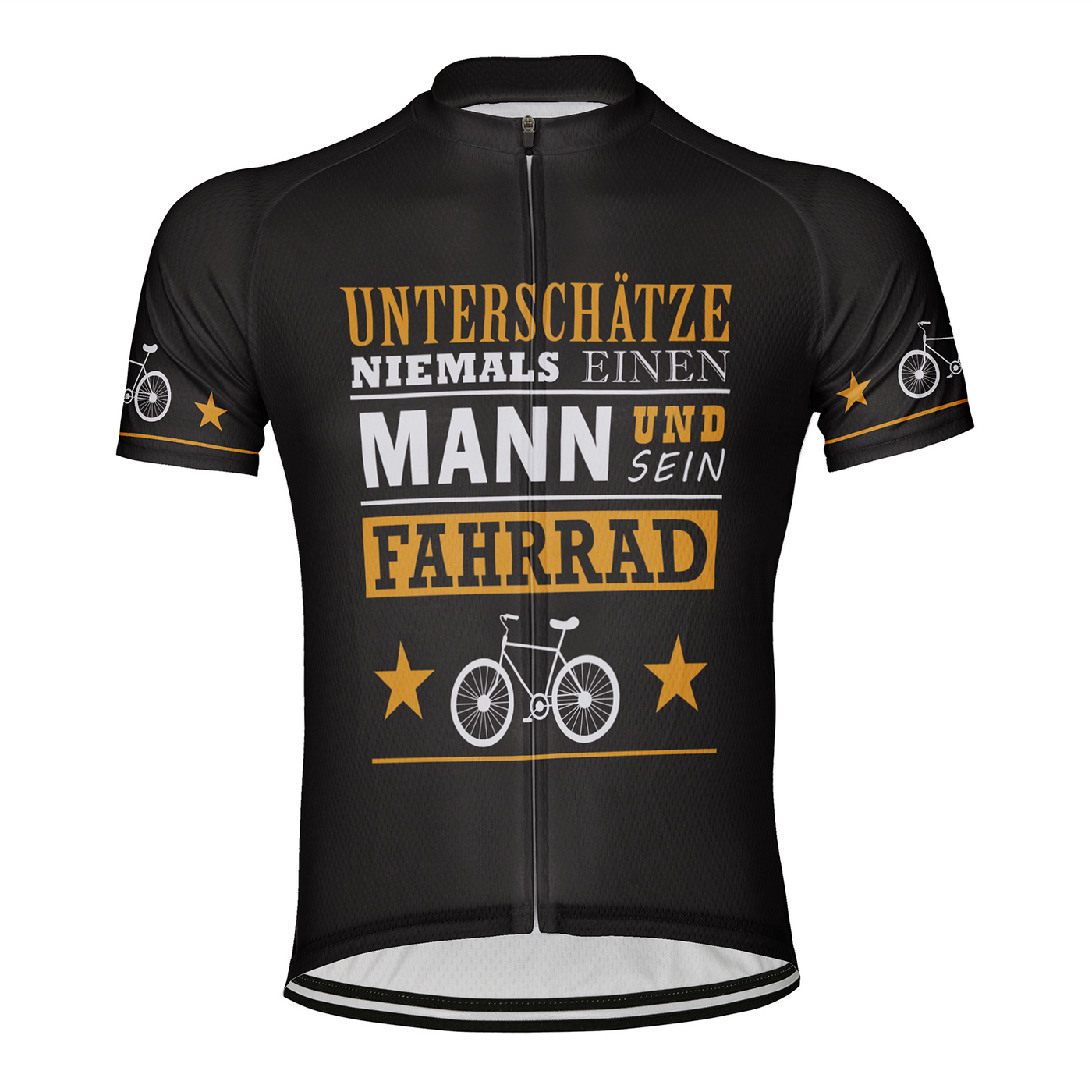 Customized Unterschatze Niemals Einen Men's Cycling Jersey Short Sleeve