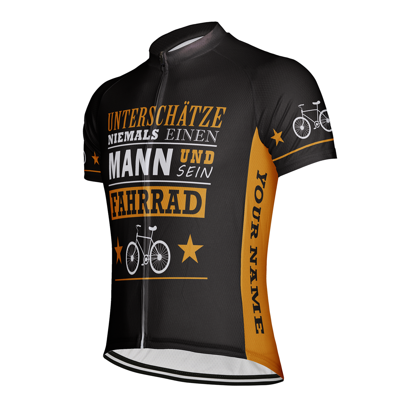 Customized Unterschatze Niemals Einen Men's Cycling Jersey Short Sleeve