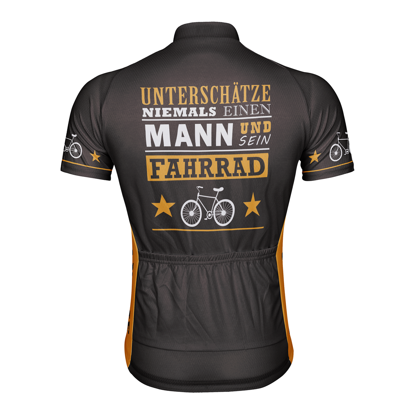 Customized Unterschatze Niemals Einen Men's Cycling Jersey Short Sleeve