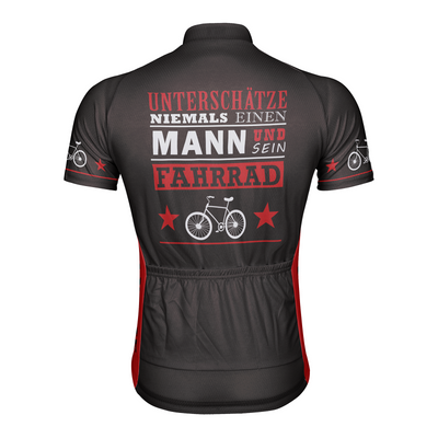 Customized Unterschatze Niemals Einen Men's Cycling Jersey Short Sleeve