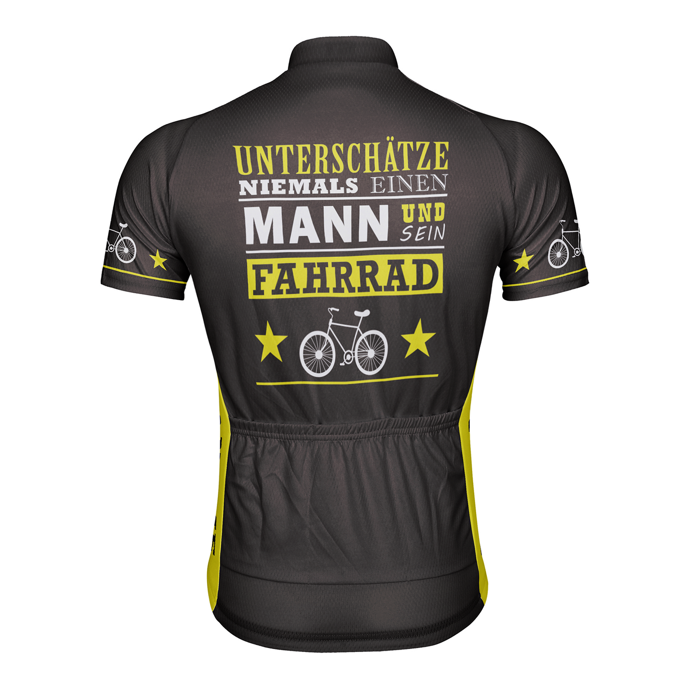 Customized Unterschatze Niemals Einen Men's Cycling Jersey Short Sleeve