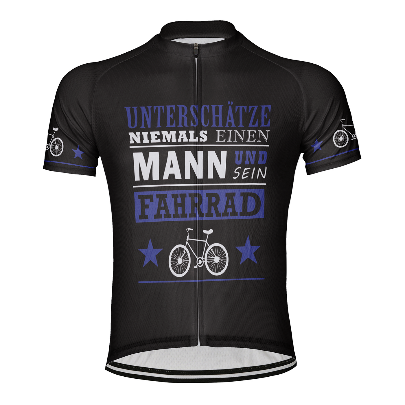 Customized Unterschatze Niemals Einen Men's Cycling Jersey Short Sleeve