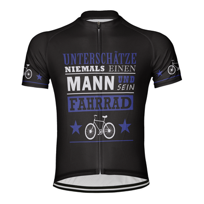 Customized Unterschatze Niemals Einen Men's Cycling Jersey Short Sleeve