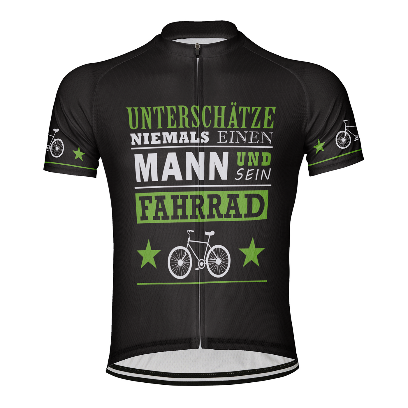 Customized Unterschatze Niemals Einen Men's Cycling Jersey Short Sleeve