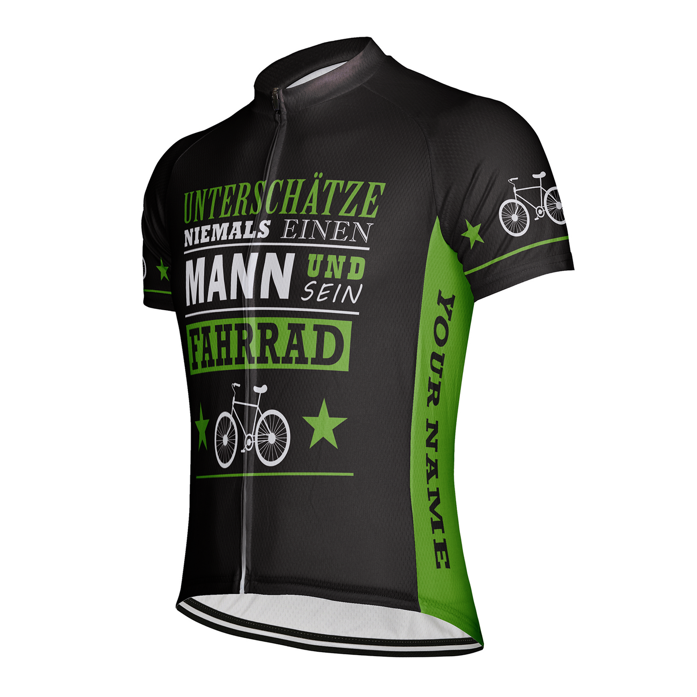 Customized Unterschatze Niemals Einen Men's Cycling Jersey Short Sleeve