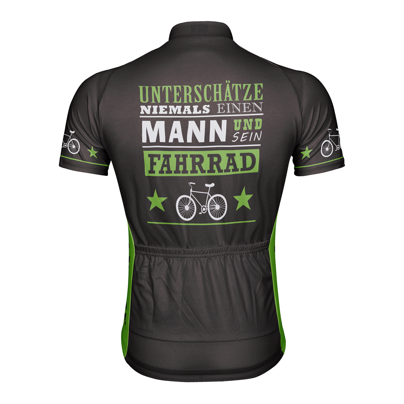 Customized Unterschatze Niemals Einen Men's Cycling Jersey Short Sleeve