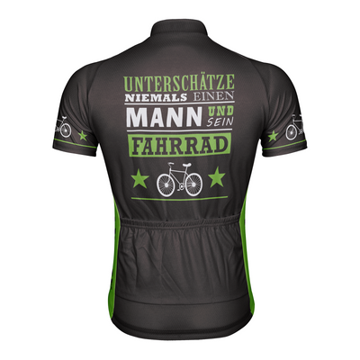Customized Unterschatze Niemals Einen Men's Cycling Jersey Short Sleeve