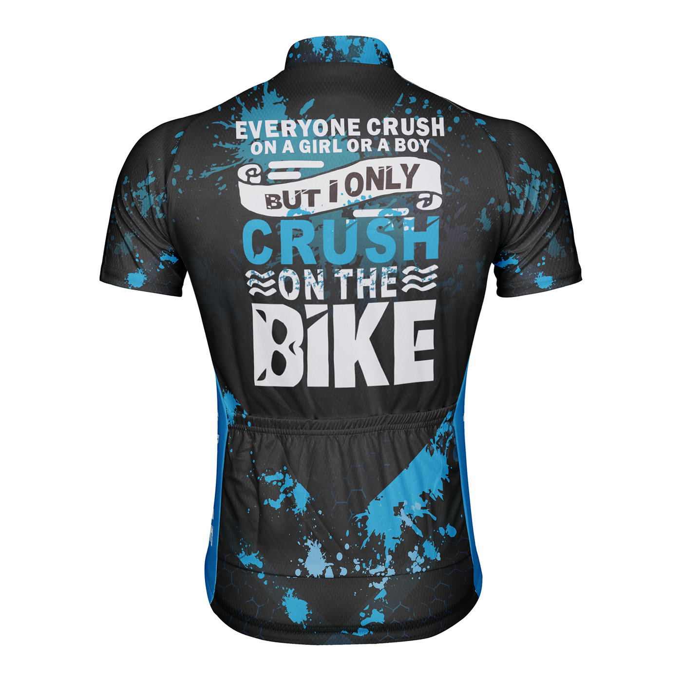 Customized Crush On The Bike Men's Cycling Jersey Short Sleeve