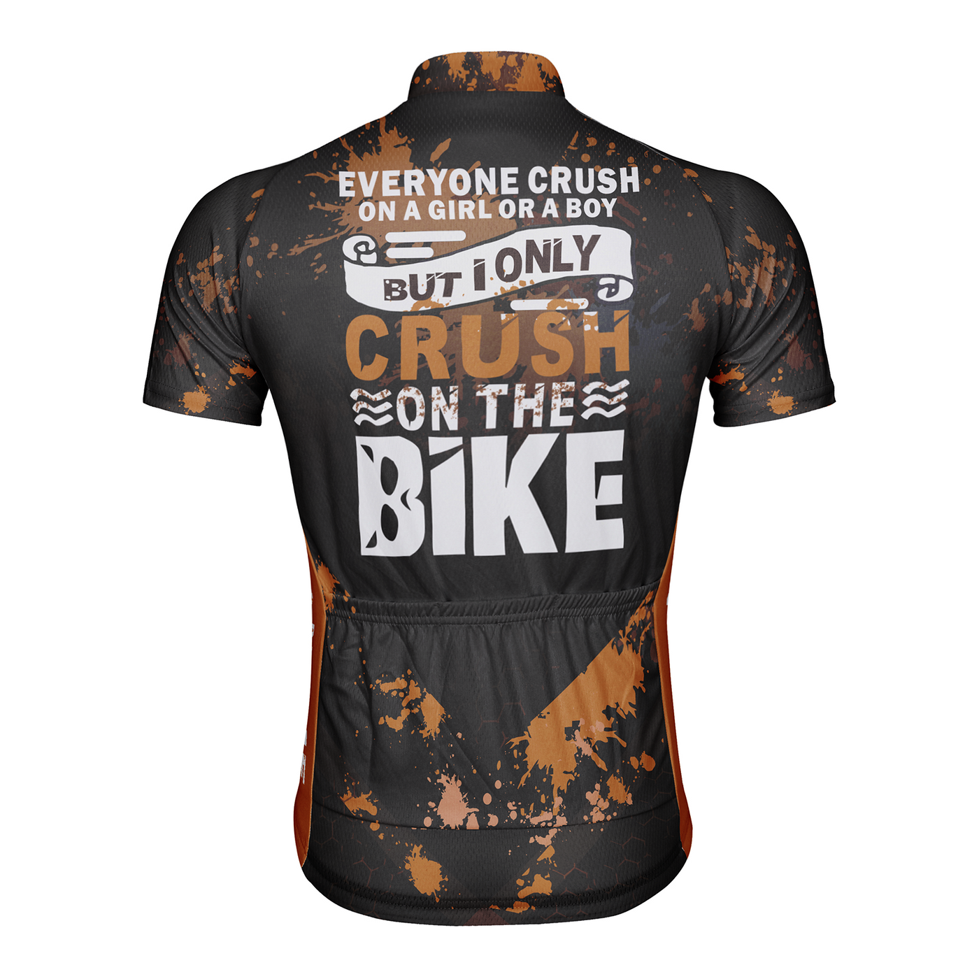 Customized Crush On The Bike Men's Cycling Jersey Short Sleeve