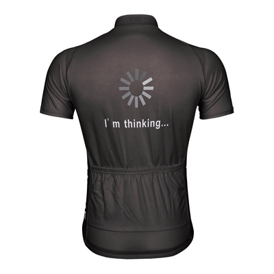 Customized I Am Thinking Men's Cycling Jersey Short Sleeve