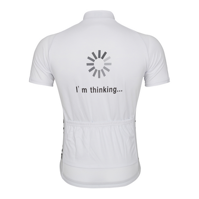 Customized I Am Thinking Men's Cycling Jersey Short Sleeve