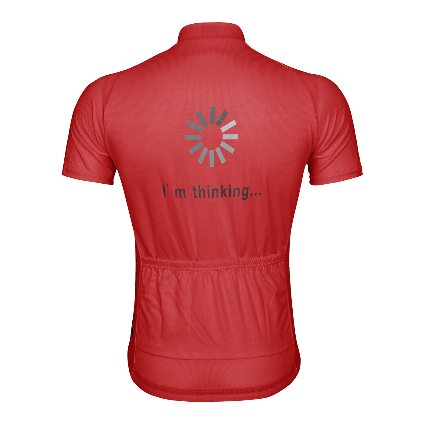 Customized I Am Thinking Men's Cycling Jersey Short Sleeve