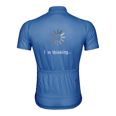 Customized I Am Thinking Men's Cycling Jersey Short Sleeve