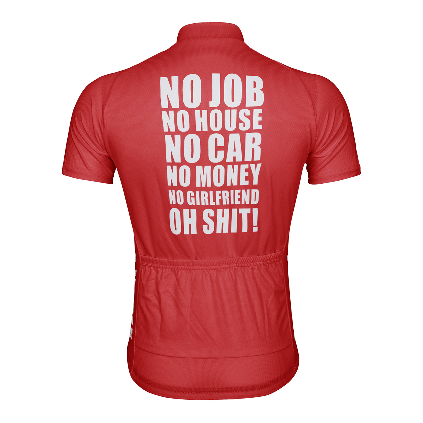 Customized No Car No Money Men's Cycling Jersey Short Sleeve