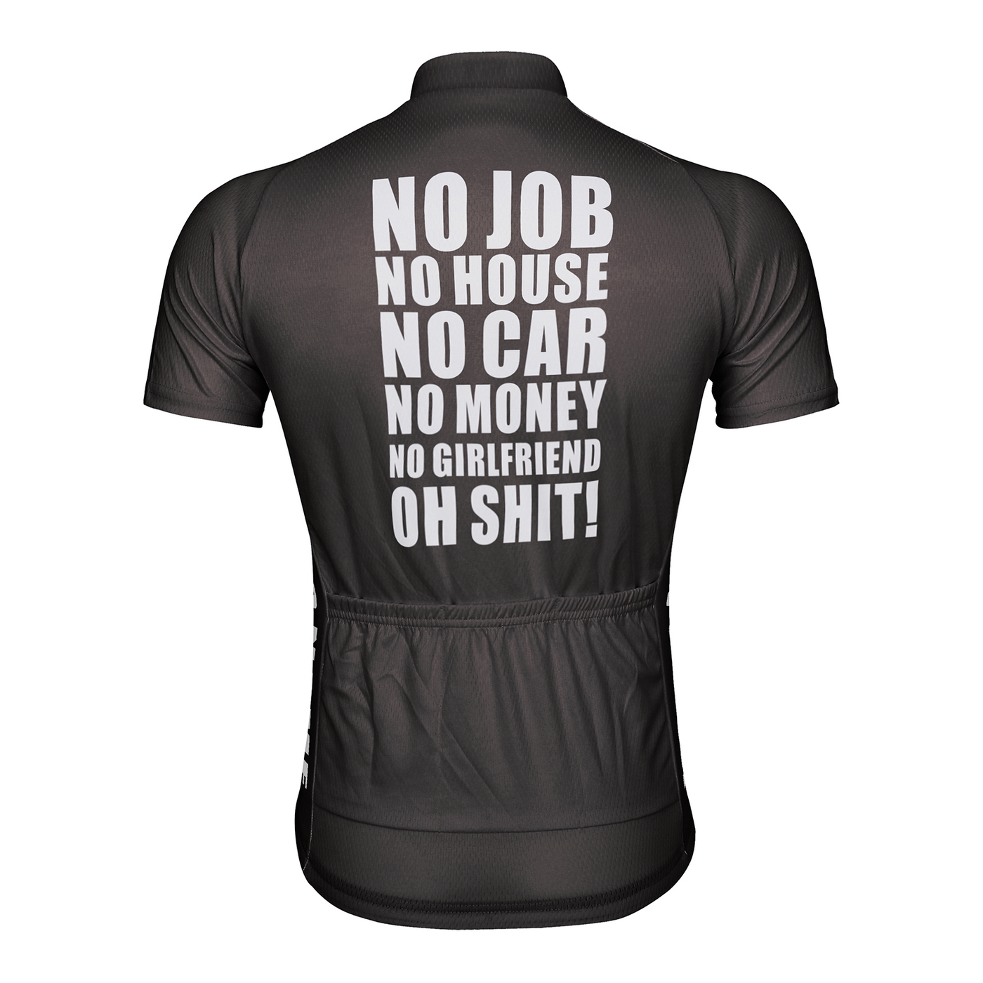 Customized No Car No Money Men's Cycling Jersey Short Sleeve