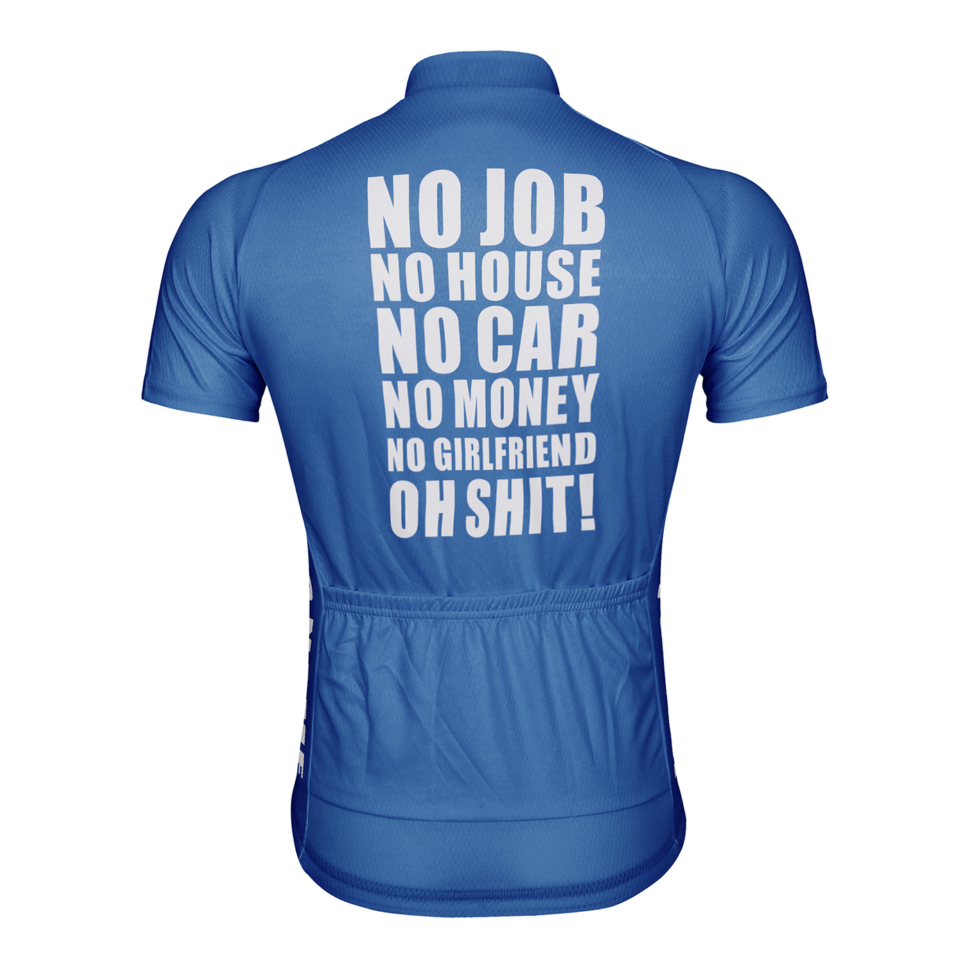 Customized No Car No Money Men's Cycling Jersey Short Sleeve
