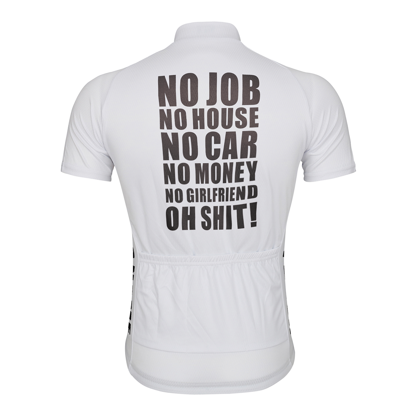 Customized No Car No Money Men's Cycling Jersey Short Sleeve