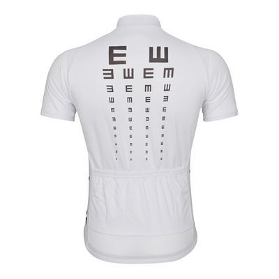 Customized Visual Acuity Chart Men's Cycling Jersey Short Sleeve