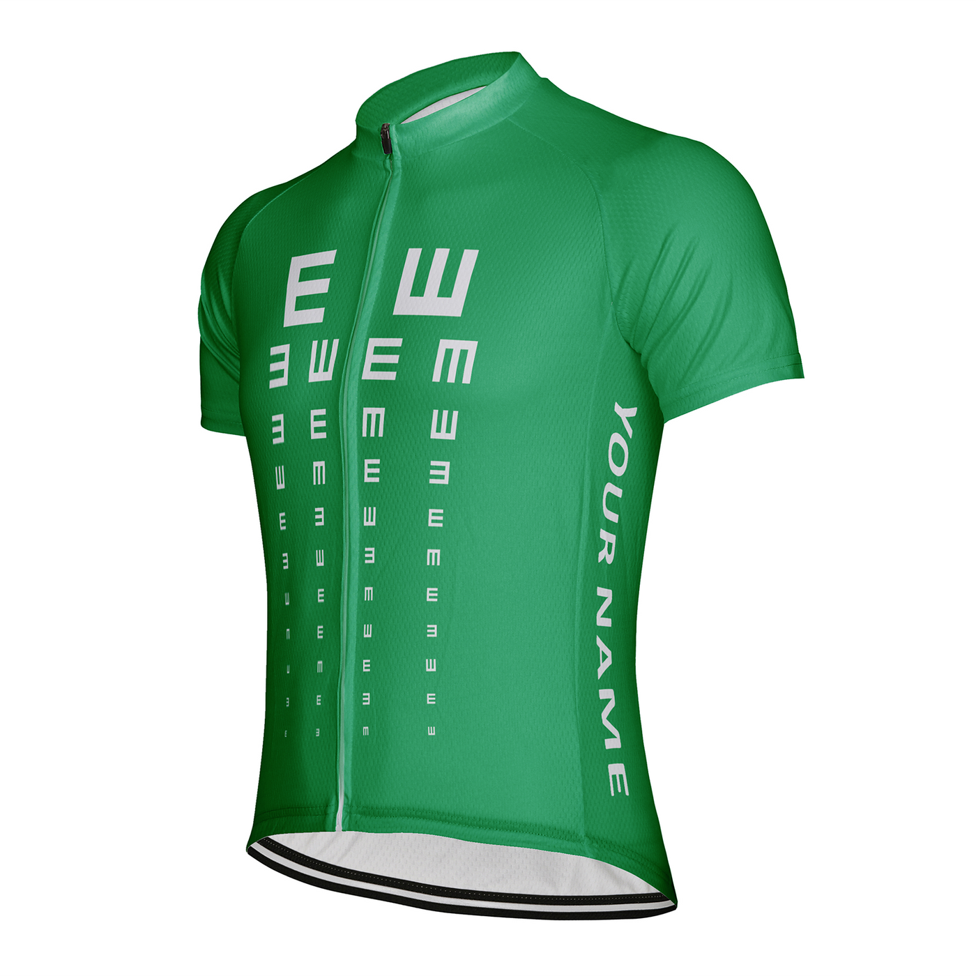 Customized Visual Acuity Chart Men's Cycling Jersey Short Sleeve