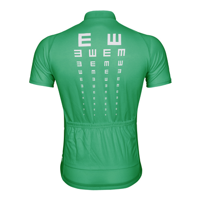 Customized Visual Acuity Chart Men's Cycling Jersey Short Sleeve