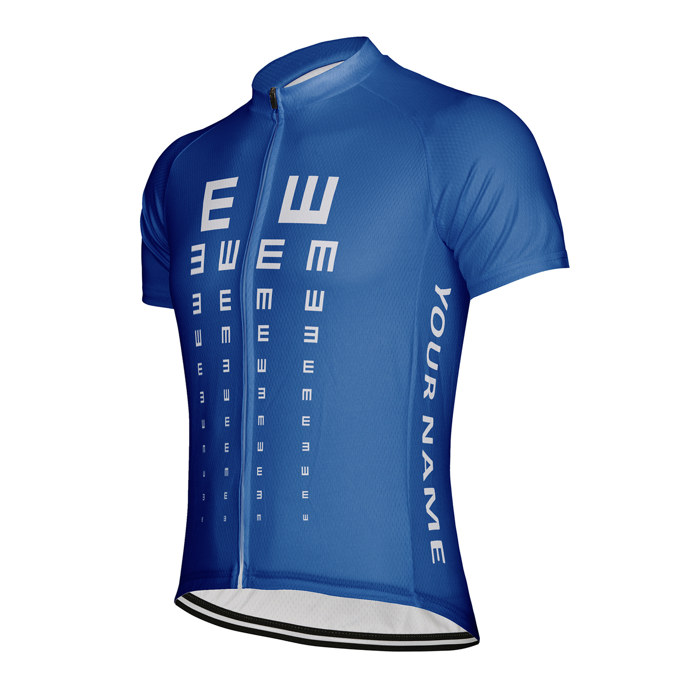 Customized Visual Acuity Chart Men's Cycling Jersey Short Sleeve