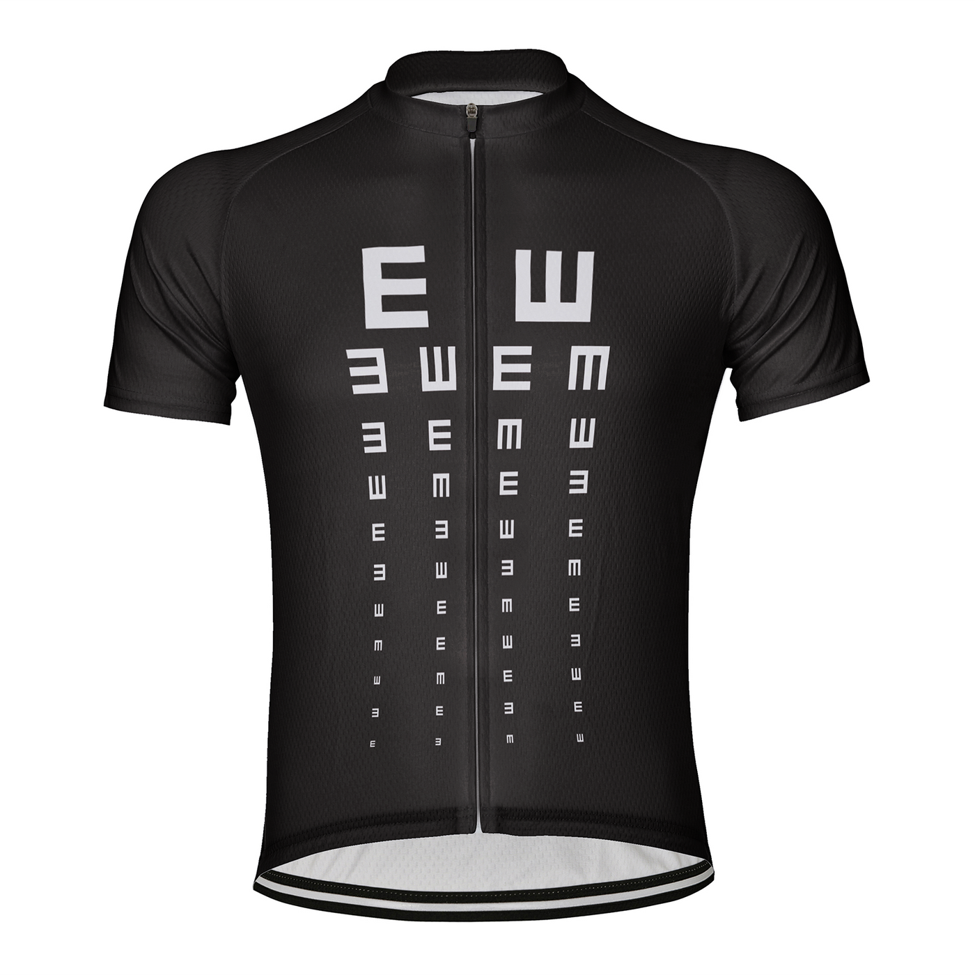 Customized Visual Acuity Chart Men's Cycling Jersey Short Sleeve