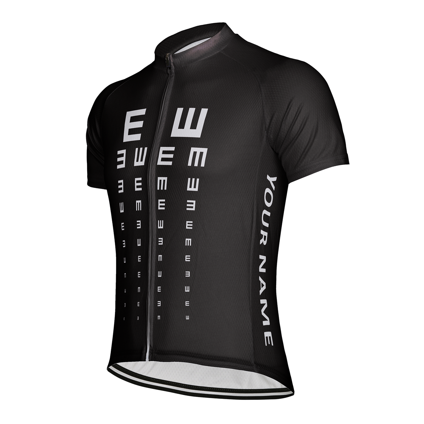 Customized Visual Acuity Chart Men's Cycling Jersey Short Sleeve