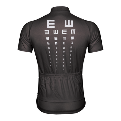 Customized Visual Acuity Chart Men's Cycling Jersey Short Sleeve