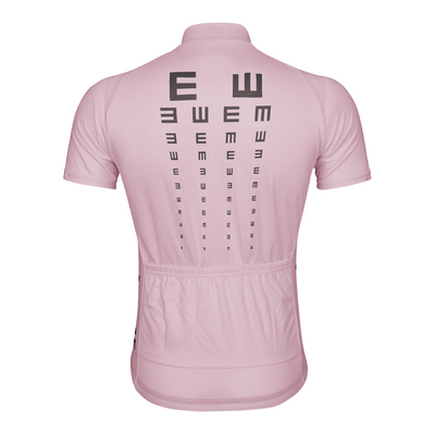 Customized Visual Acuity Chart Men's Cycling Jersey Short Sleeve