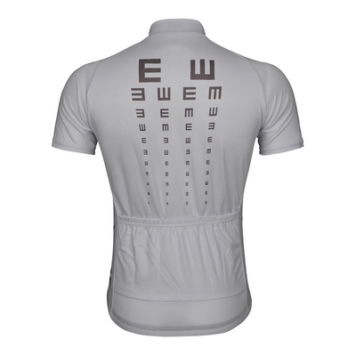 Customized Visual Acuity Chart Men's Cycling Jersey Short Sleeve