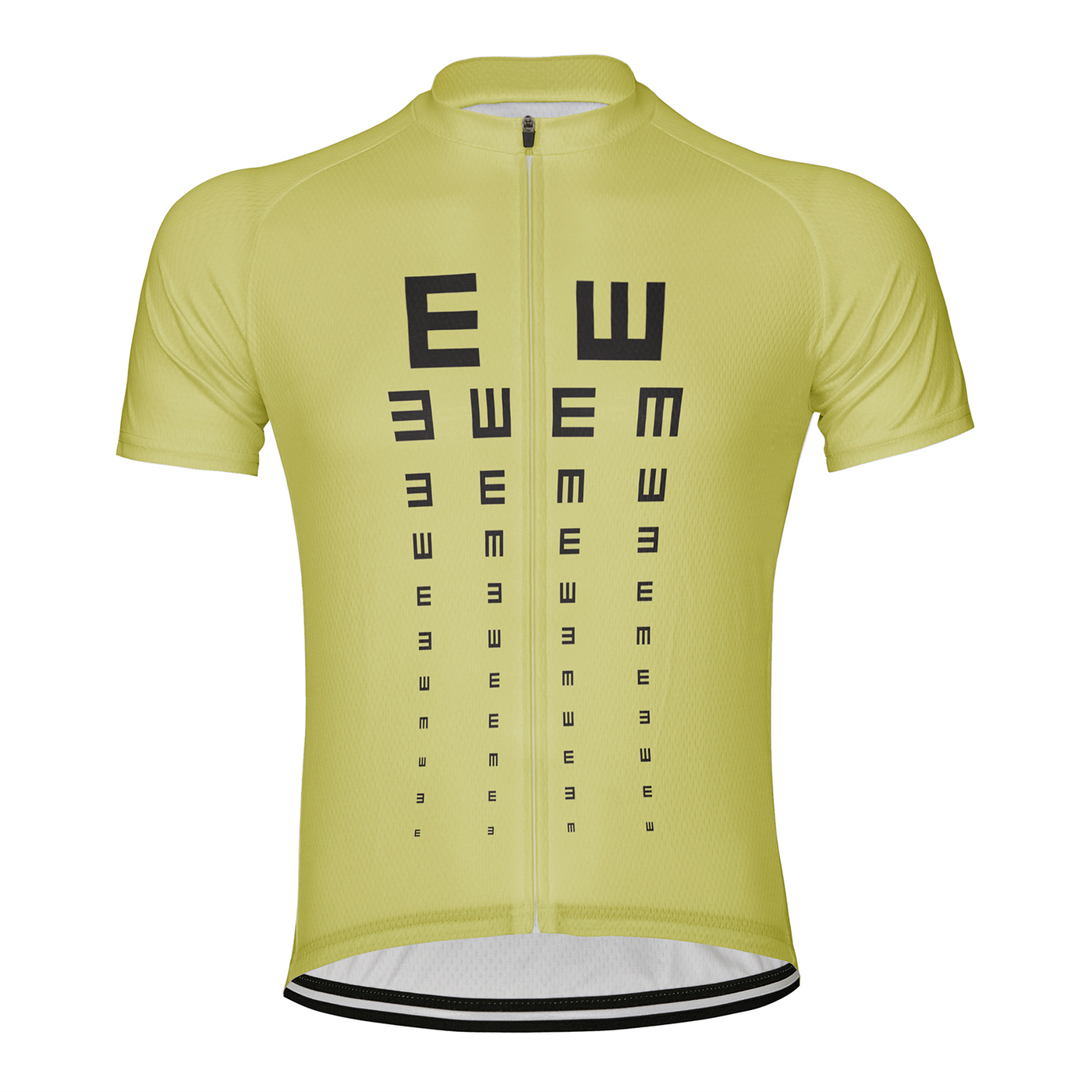 Customized Visual Acuity Chart Men's Cycling Jersey Short Sleeve