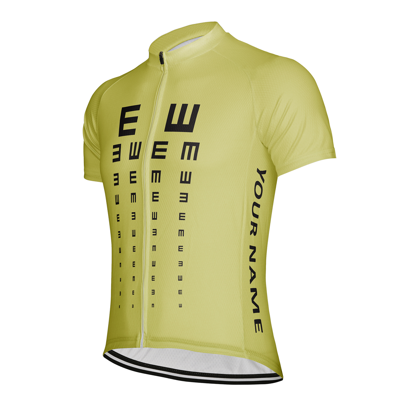 Customized Visual Acuity Chart Men's Cycling Jersey Short Sleeve