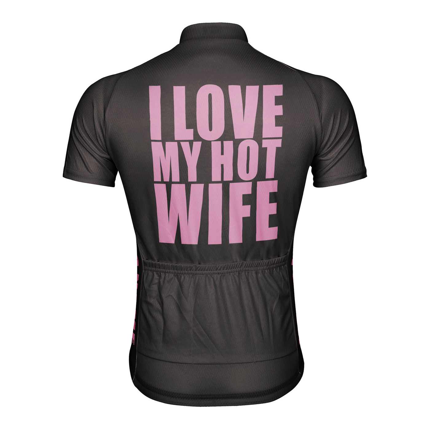 Customized I Love My Hot Wife Men's Cycling Jersey Short Sleeve