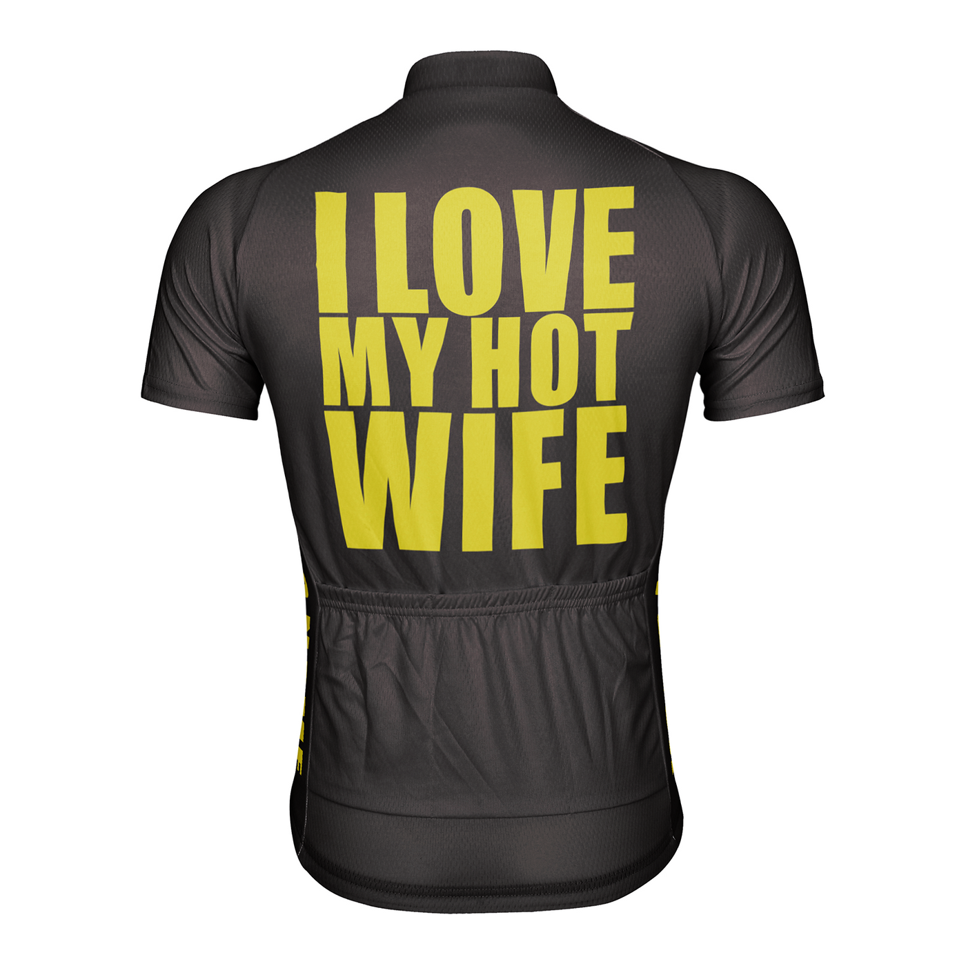 Customized I Love My Hot Wife Men's Cycling Jersey Short Sleeve