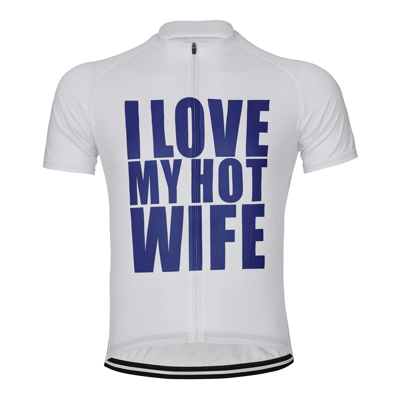 Customized I Love My Hot Wife Men's Cycling Jersey Short Sleeve