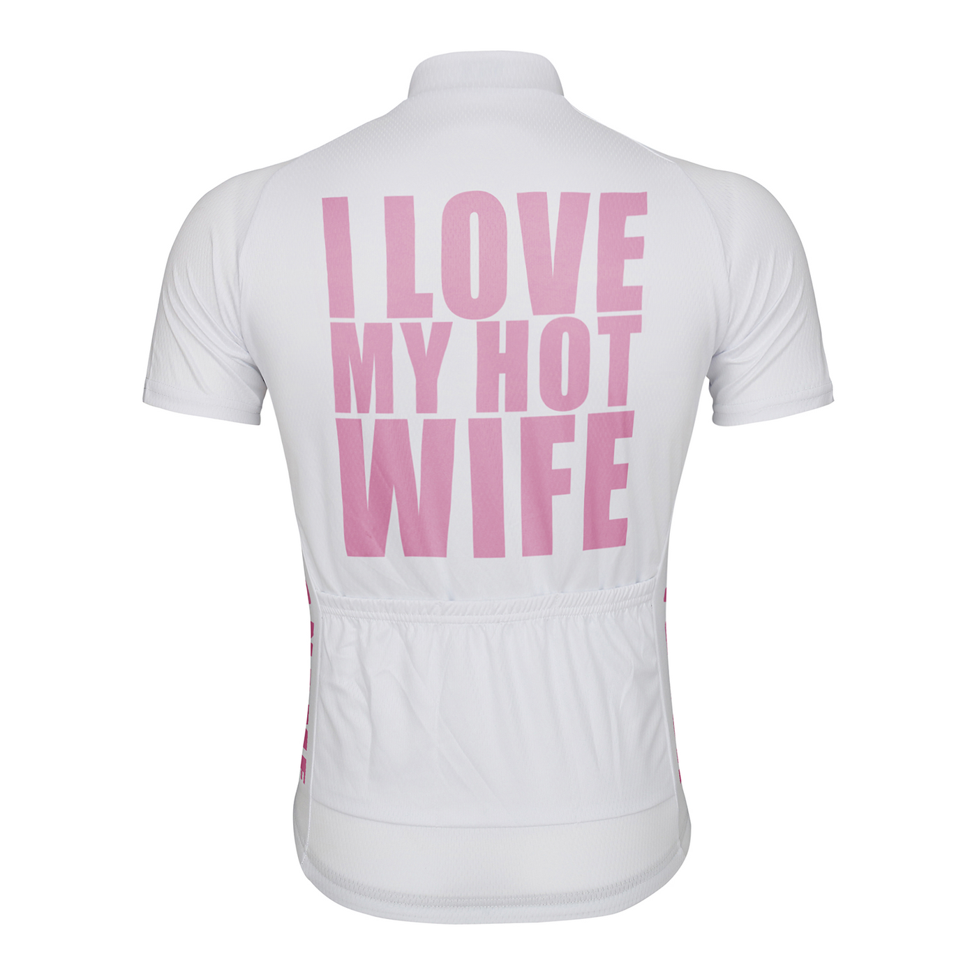 Customized I Love My Hot Wife Men's Cycling Jersey Short Sleeve