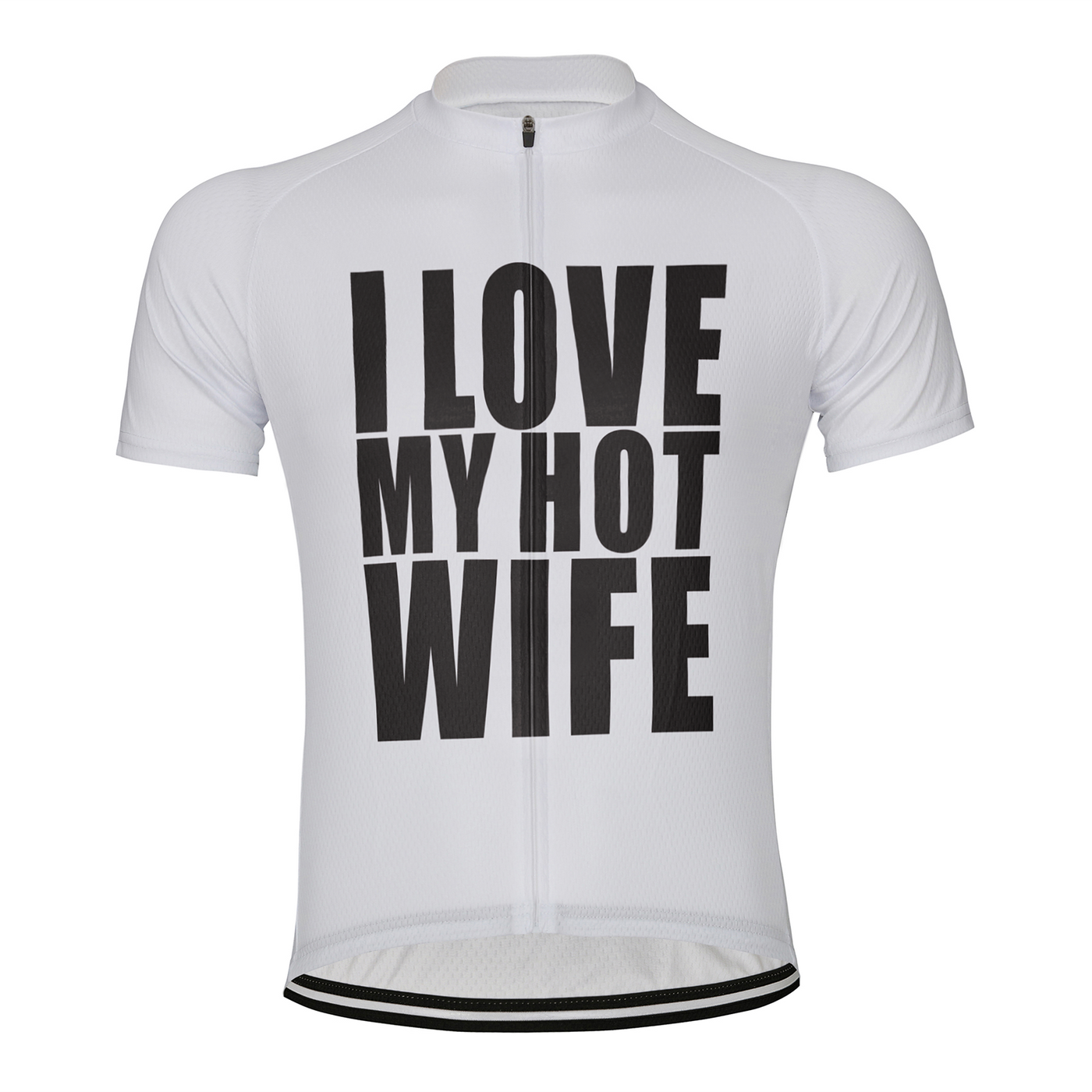 Customized I Love My Hot Wife Men's Cycling Jersey Short Sleeve