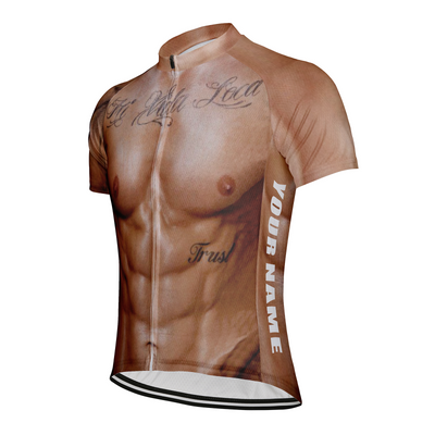 Customized Muscle Men's Cycling Jersey Short Sleeve
