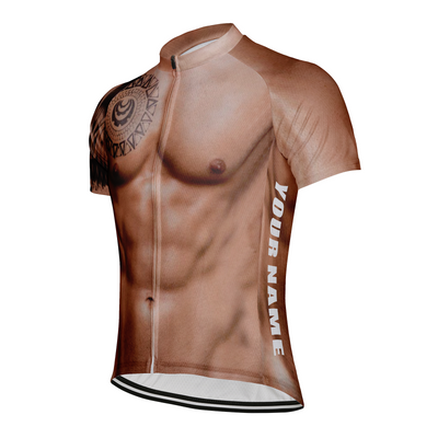 Customized Muscle Men's Cycling Jersey Short Sleeve