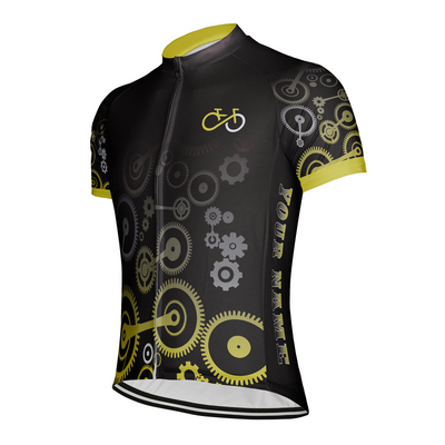 Customized Bike Gear Men's Cycling Jersey Short Sleeve
