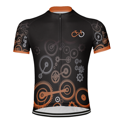 Customized Bike Gear Men's Cycling Jersey Short Sleeve