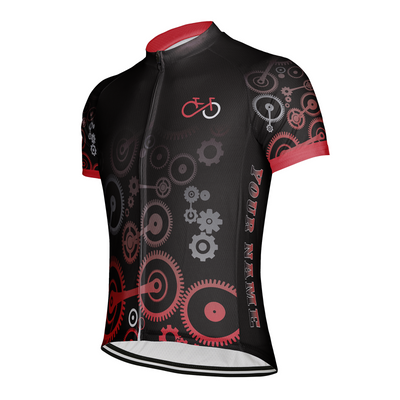 Customized Bike Gear Men's Cycling Jersey Short Sleeve