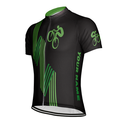 Customized Bike Lines Men's Cycling Jersey Short Sleeve