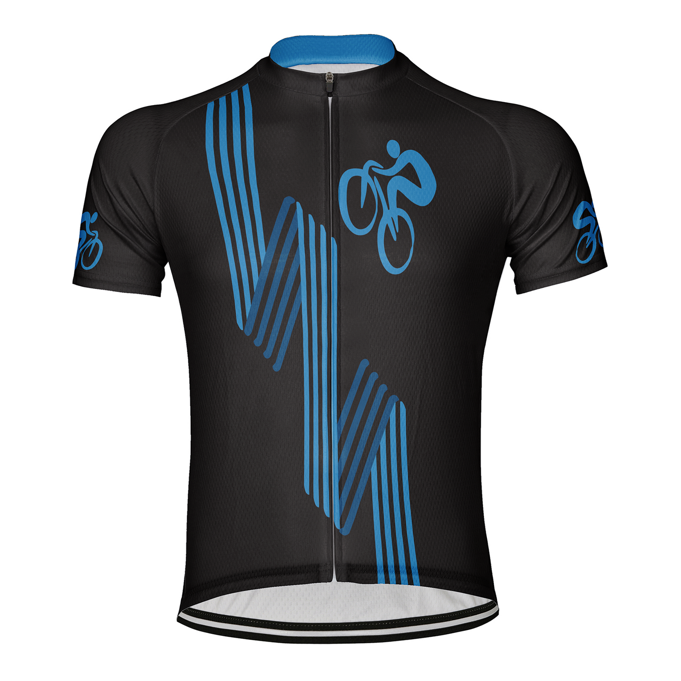 Customized Bike Lines Men's Cycling Jersey Short Sleeve