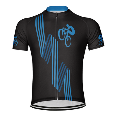 Customized Bike Lines Men's Cycling Jersey Short Sleeve
