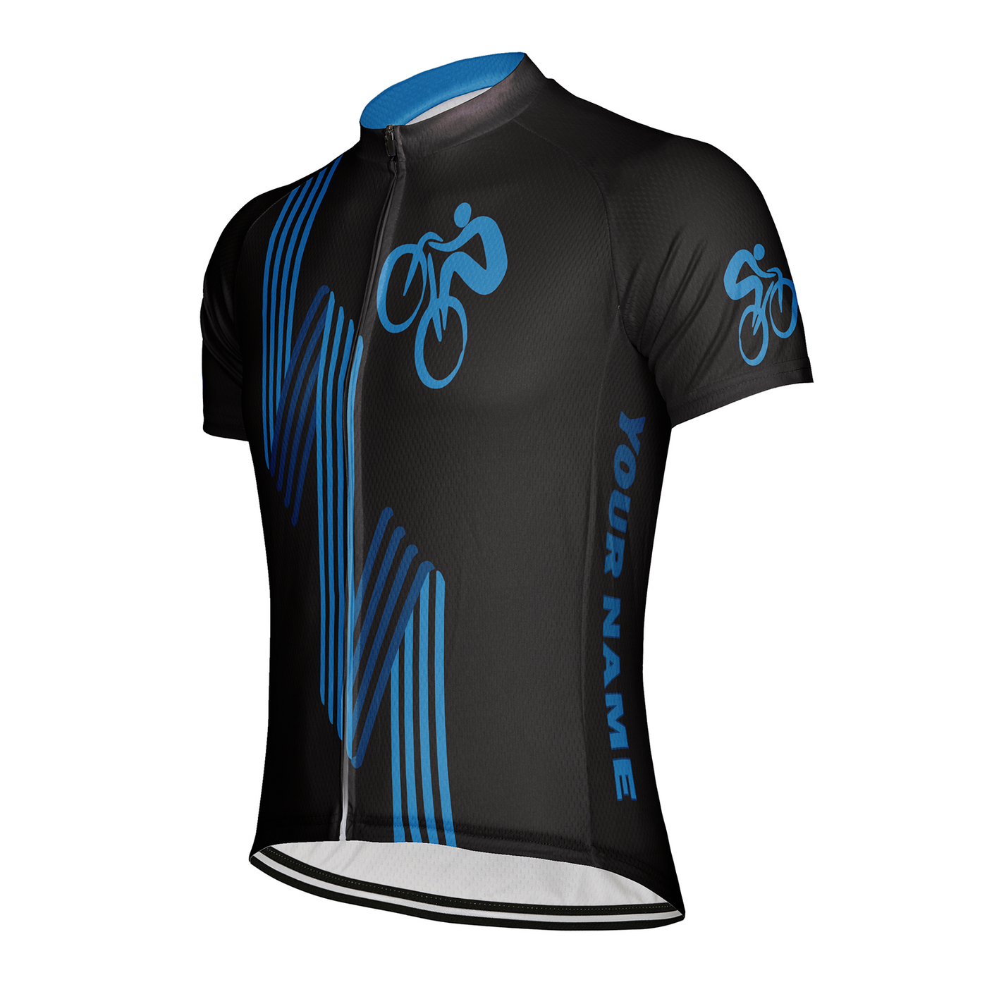 Customized Bike Lines Men's Cycling Jersey Short Sleeve