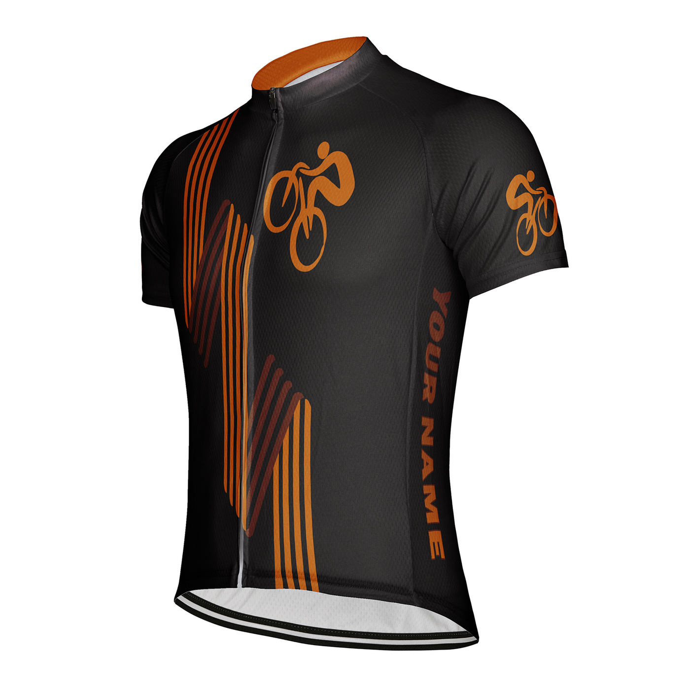 Customized Bike Lines Men's Cycling Jersey Short Sleeve